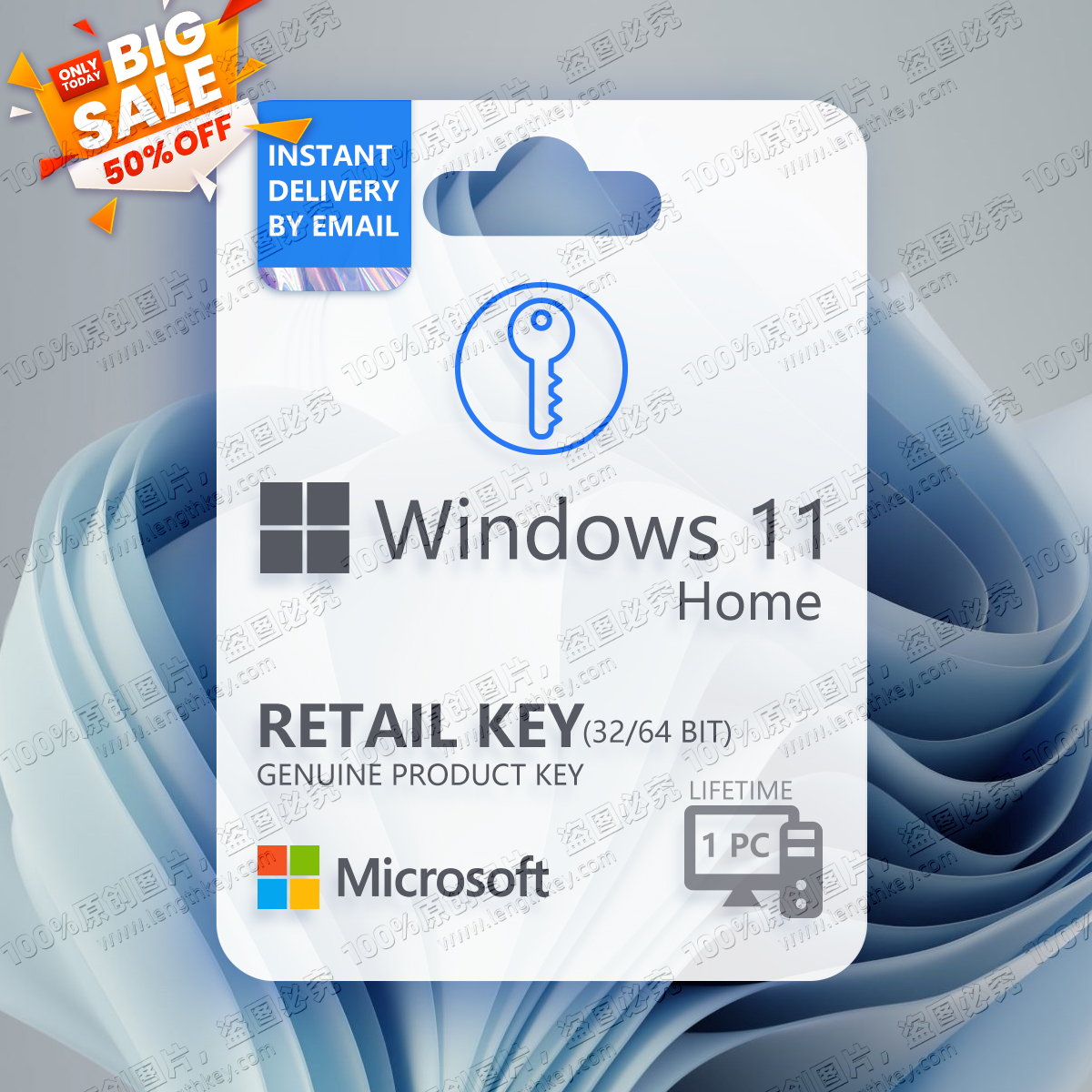 Lowest Price Instant Email Delivery Windows 11 Home Retail Key Phone Activation Genuine Original Digital License Lifetime