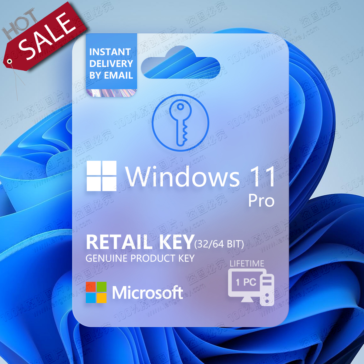 24/7 Online Instant Email Delivery Windows 11 Pro Retail/OEM/MAK Key Online Activation Genuine Original Digital License Lifetime