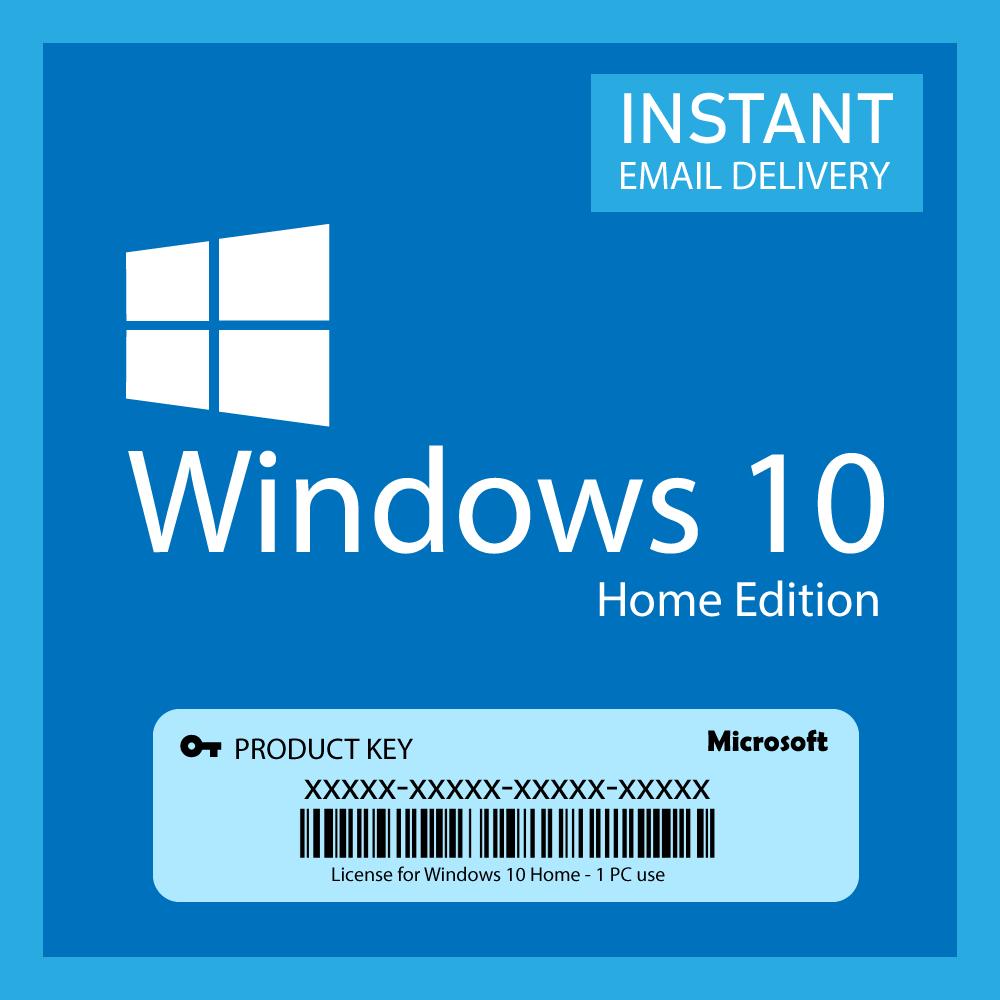 24/7 Online Instant Email Delivery Windows 10 Home Retail/OEM Key Online Activation Genuine Original Digital License Lifetime
