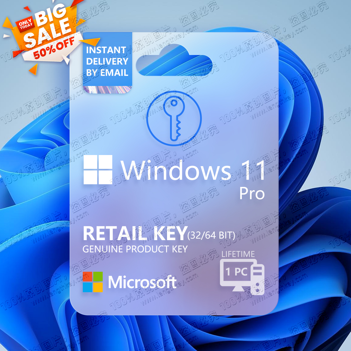 Lowest Price Instant Email Delivery Windows 11 Pro Retail Key Phone Activation Genuine Original Digital License Lifetime