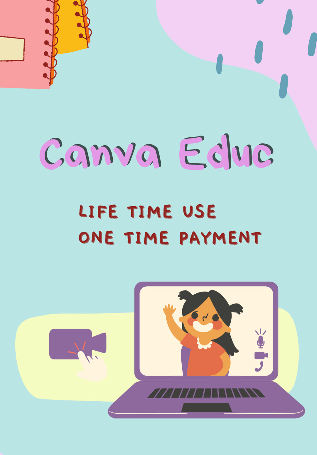 Canva Edu Private Account Lifetime Official Genuine Original Email Delivery Online Graphic Design Software