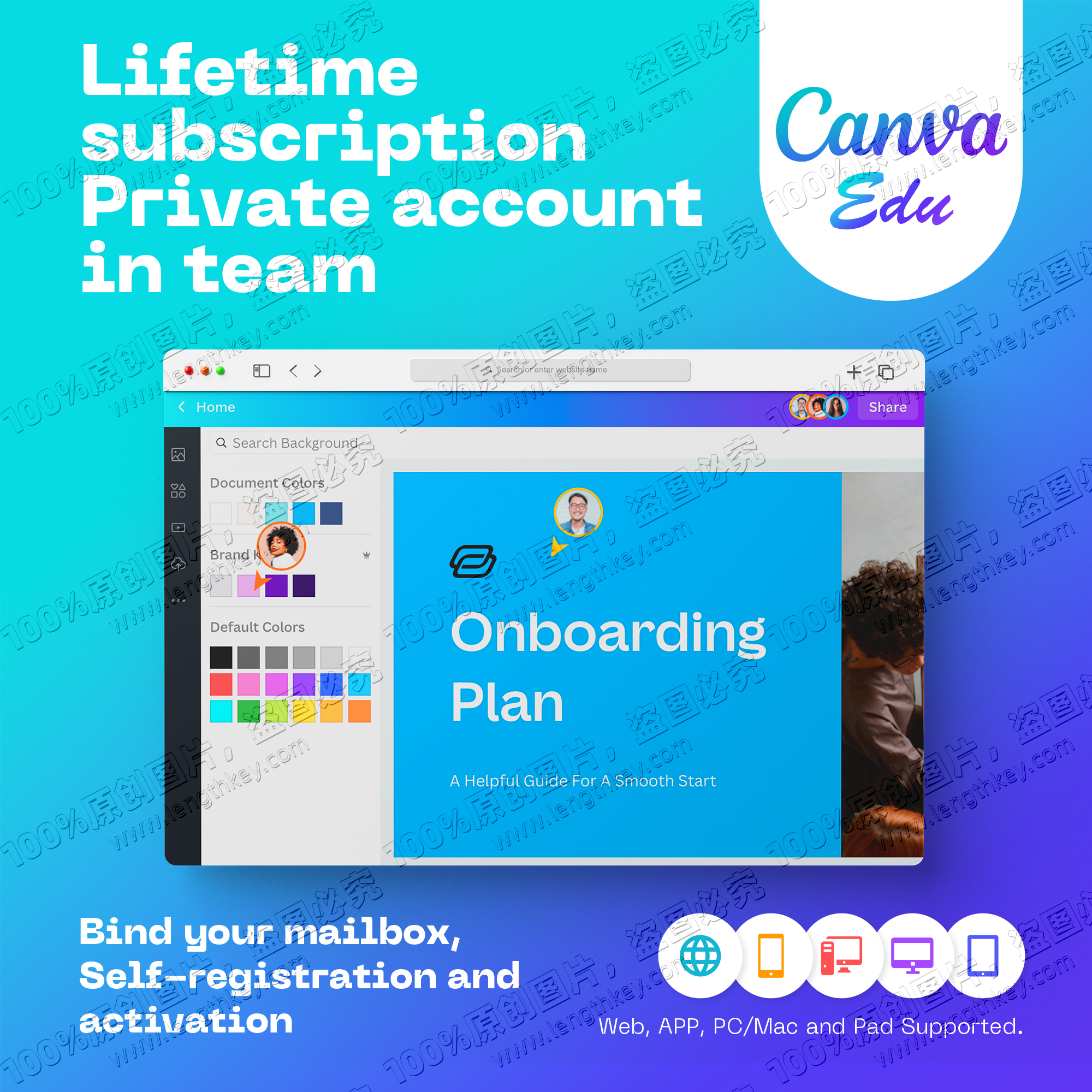 Canva Edu Private Account Lifetime Official Genuine Original Email Delivery Online Graphic Design Software