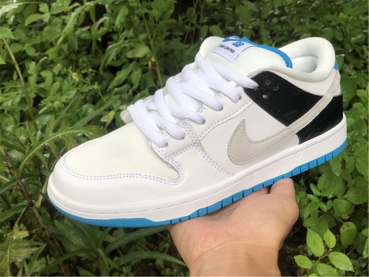 Air Jordan 1 SB Dunk Low ''White Black Aurora Blue''