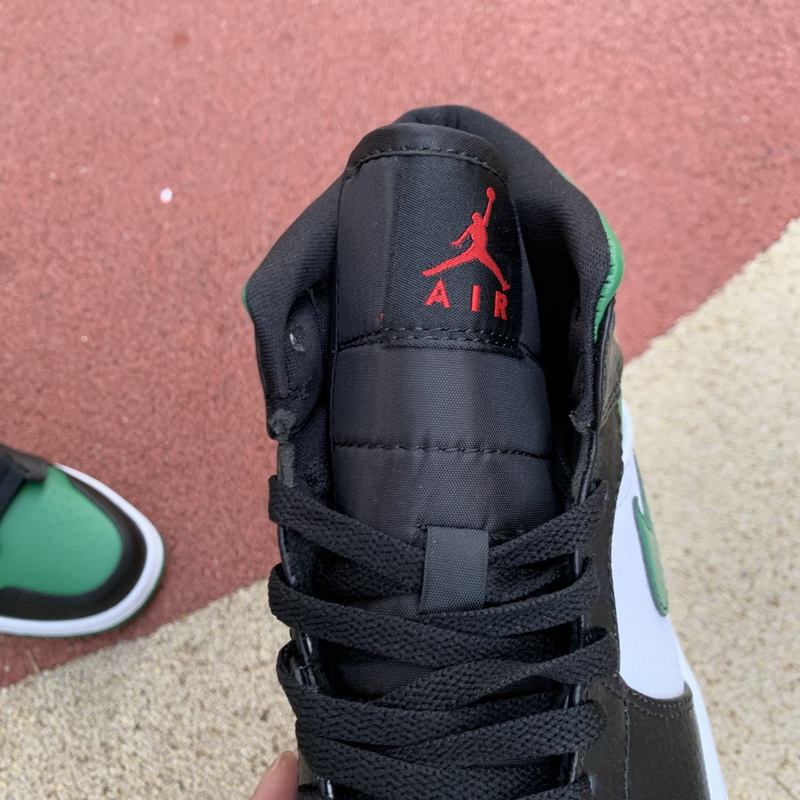 Jordan 1 Mid Green Toe