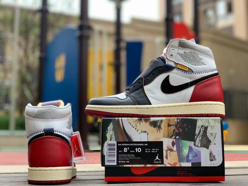 Union x Air Jordan 1 Retro High OG NRG White Red