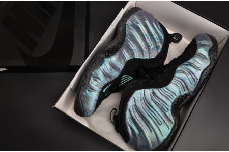 Nike Air Foamposite One PRM Abalone Black/Aurora Green mens