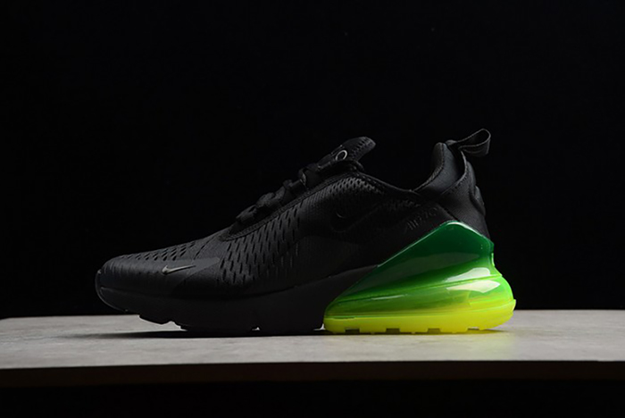 Nike Air Max 270 Black Volt Green Neon mens