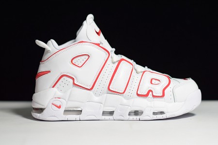 Nike Air More Uptempo 96 White Varsity Red