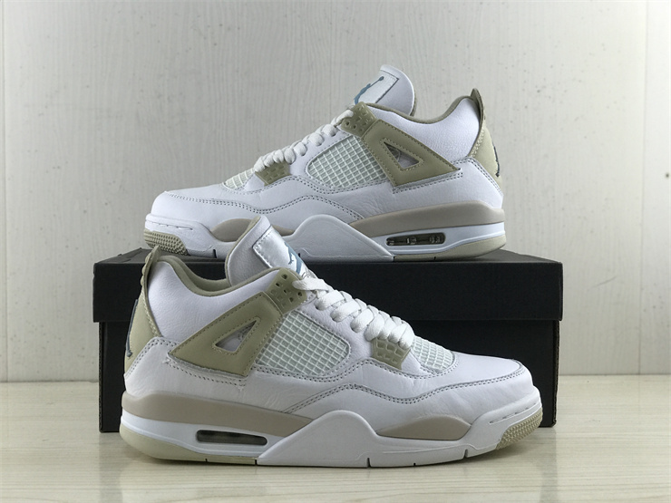 Air Jordan 4 GS Linen Platinum