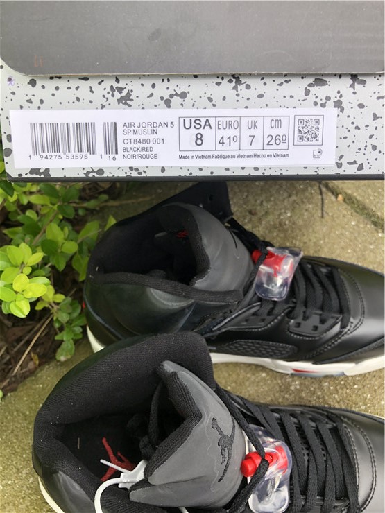 Air Jordan 5 SP “Black Muslin”