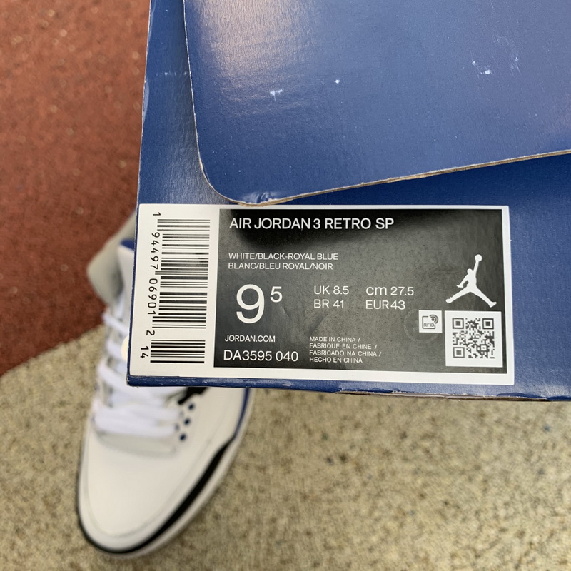 Fragment x Air Jordan 3 Sample