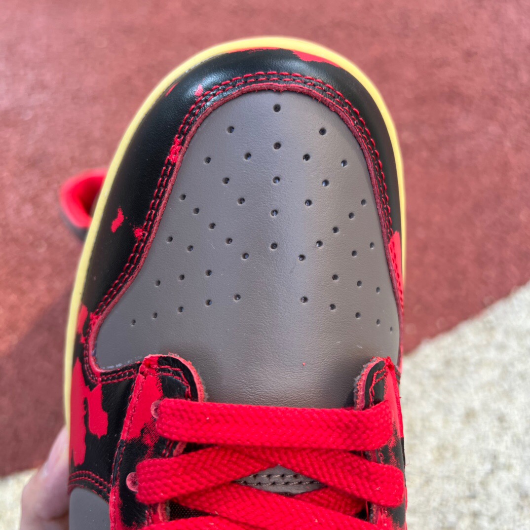 Nike Dunk High 1985 Red Acid Wash