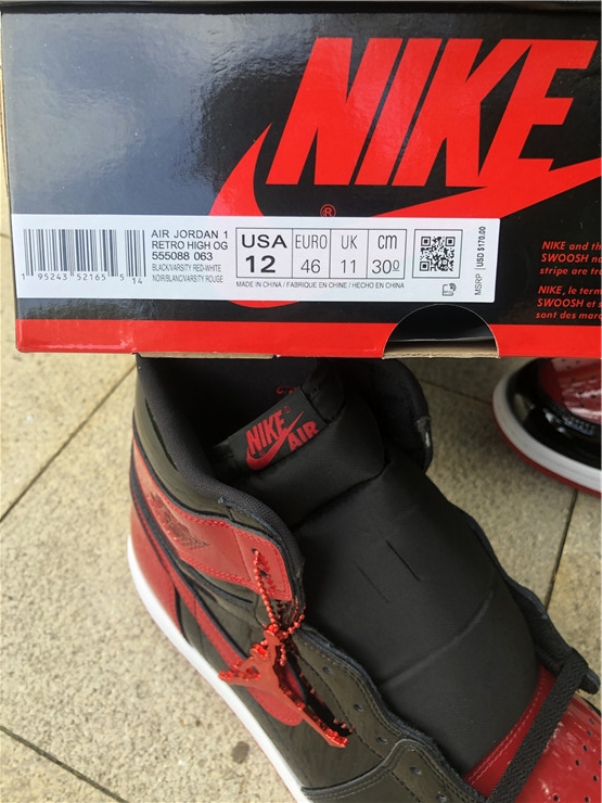 Air Jordan 1 High OG “Bred Patent”
