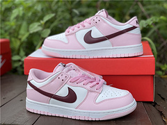 Nike Dunk Low Pink Foam Red White