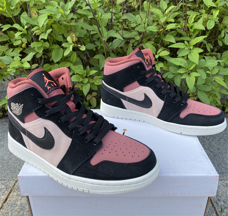 Air Jordan 1 Mid ''Rouge Gouache''
