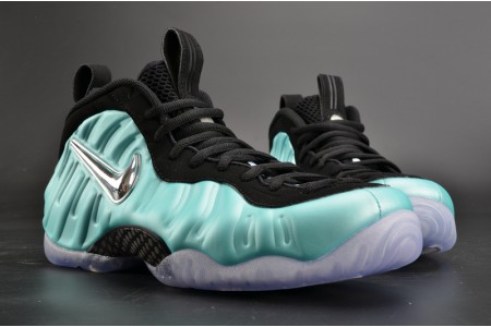 Nike Air Foamposite Pro Island Green Metallic Platinum mens