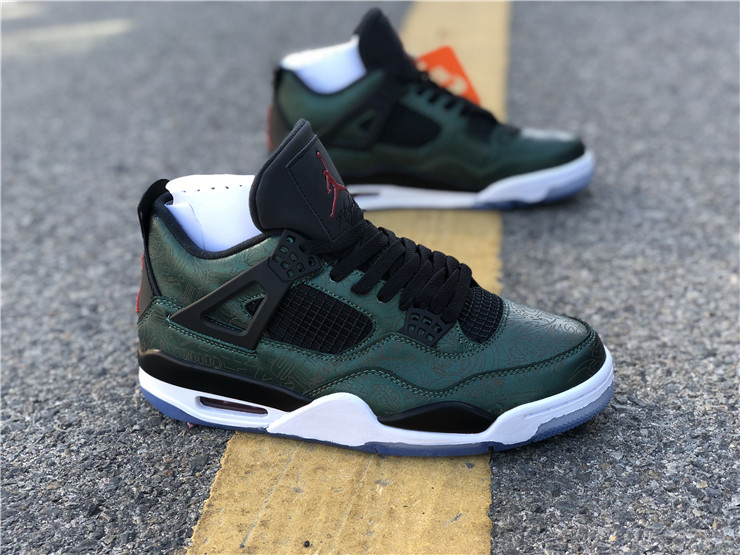 Air Jordan 4 Green Burst