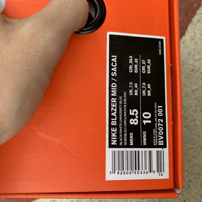 Nike Blazer Mid sacai White Black Legend Blue