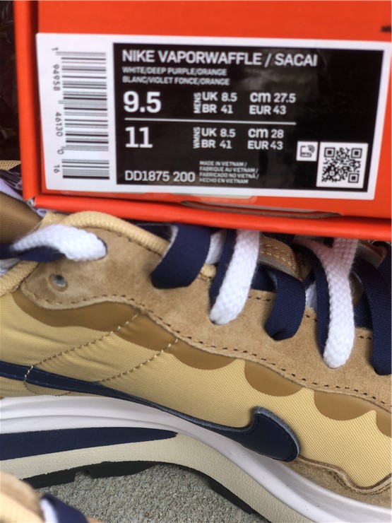 Sacai X Nike VaporWaffle “Tan”