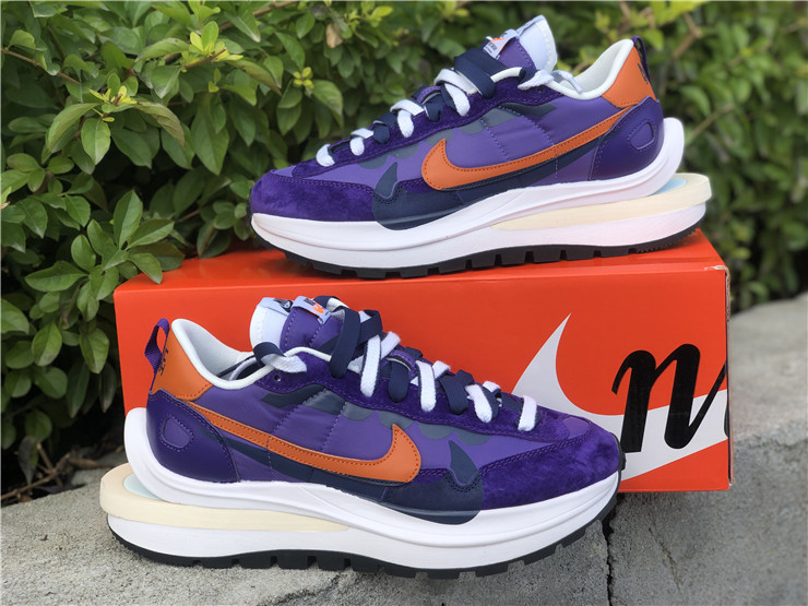 Sacai x Nike VaporWaffle ''Purple Orange''