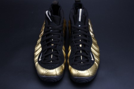 Air Foamposite Pro Metallio Gold Black mens