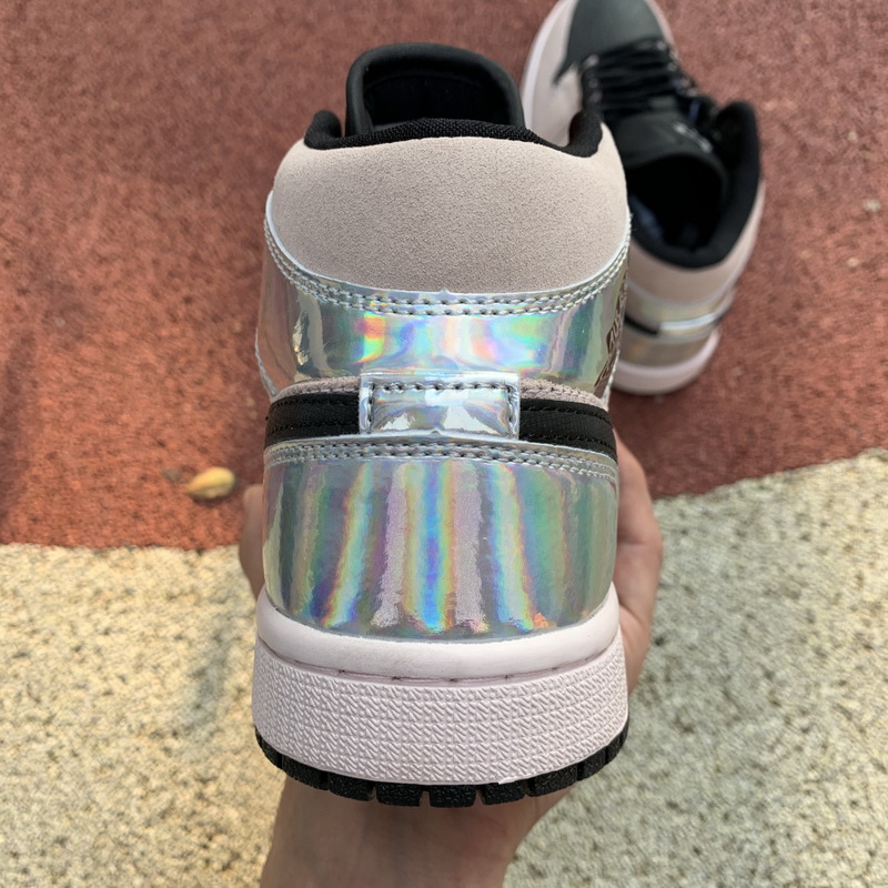Jordan 1 Mid Dirty Powder Iridescent