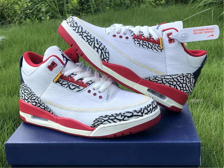 Air Jordan 3 “White Red Blue”