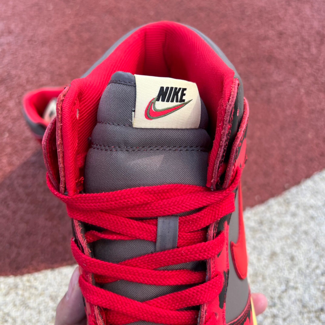 Nike Dunk High 1985 Red Acid Wash