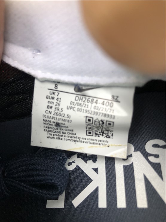 Fragment x Sacai x Nike LD Waffle ''White Navy Blue''