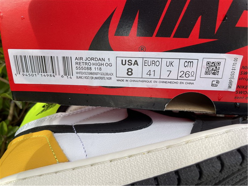 Air Jordan 1 High OG “Volt Gold”