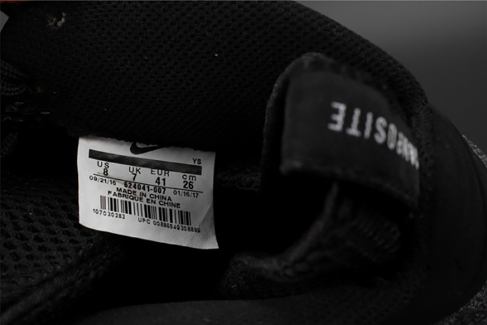 NIKE AIR FOAMPOSITE PRO TECH FLEECE dark grey mens