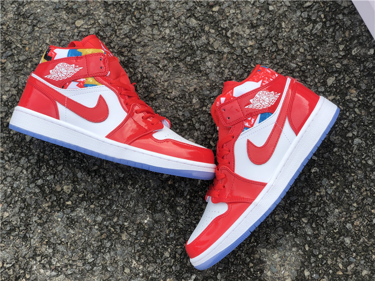 Air Jordan 1 Mid ''White Red''