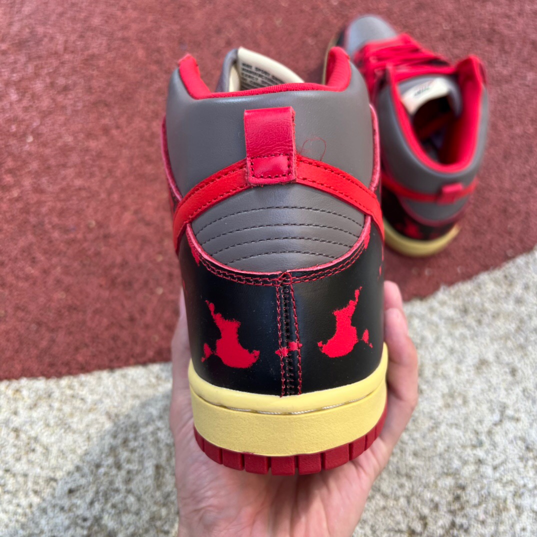 Nike Dunk High 1985 Red Acid Wash