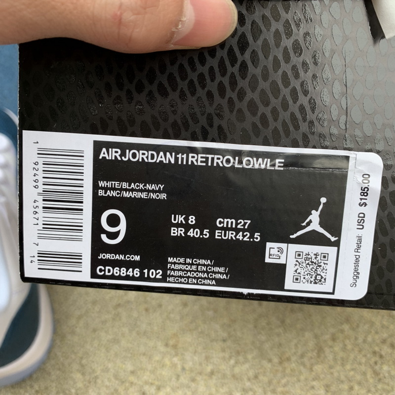 Air Jordan 11 Low “Navy Blue Snakeskin”