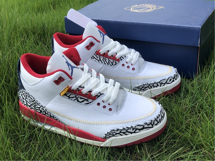 Air Jordan 3 “White Red Blue”