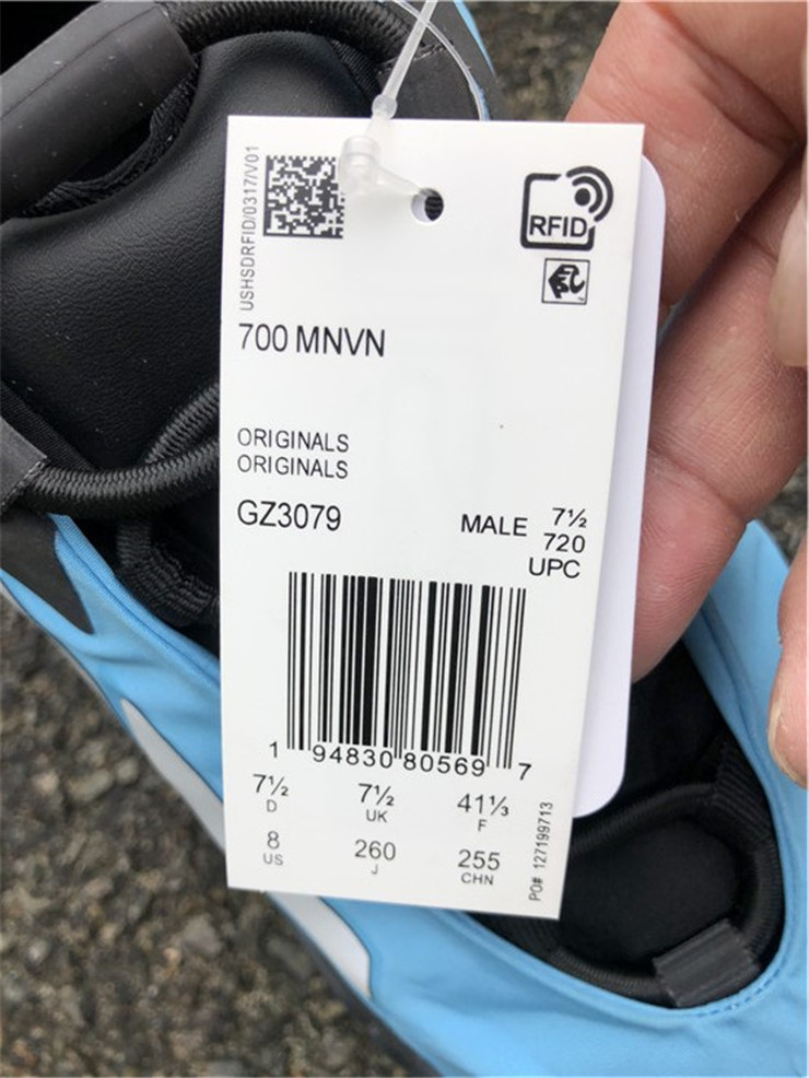 adidas Yeezy Boost 700 MNVN “Bright Cyan”