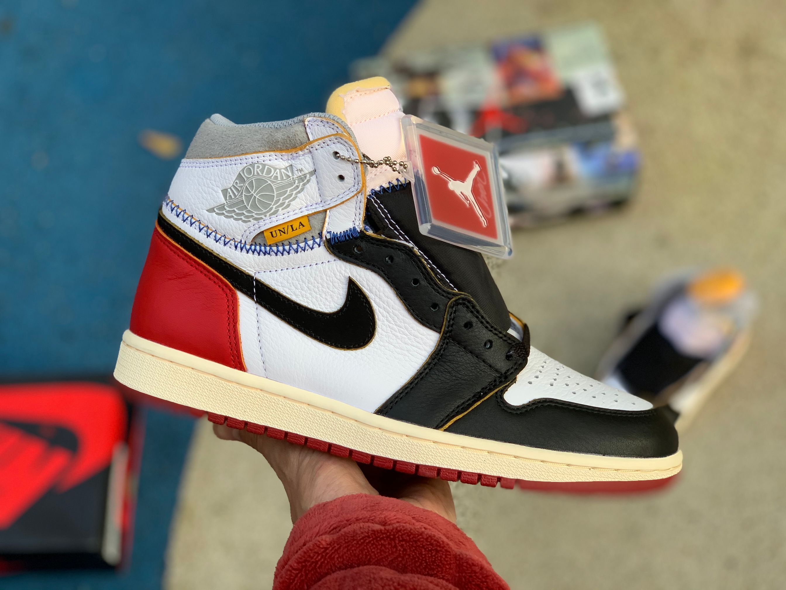 Union x Air Jordan 1 Retro High OG NRG White Red