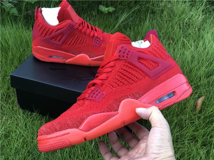 Air Jordan 4 Flyknit Red