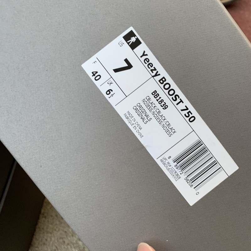 AD Yeezy 750 Boost “Black” Final Version