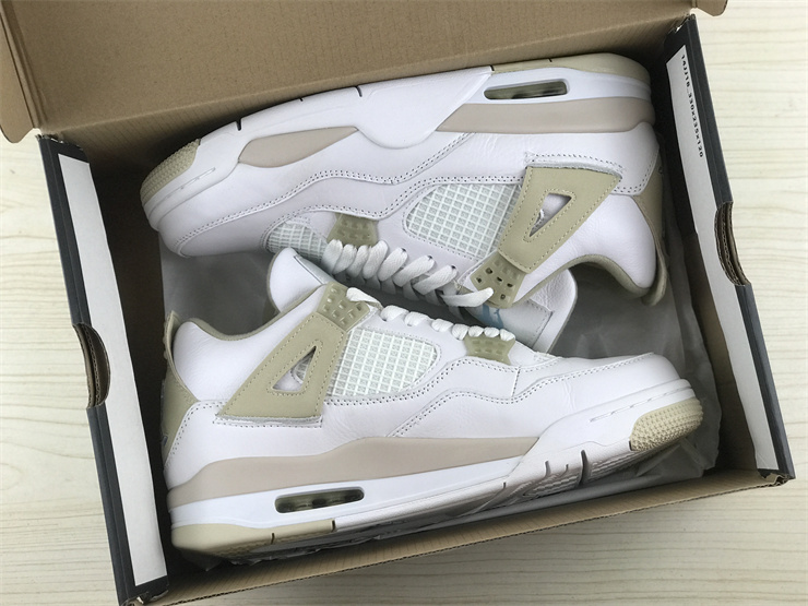 Air Jordan 4 GS Linen Platinum