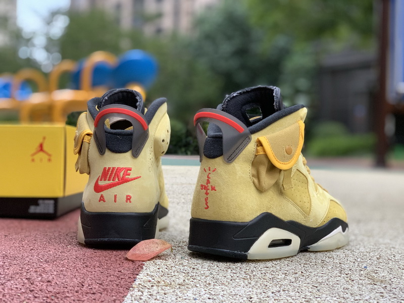 Travis Scott x Air Jordan 6 Wheat Yellow