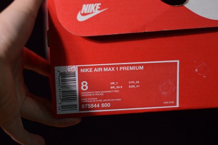 Air Max 1 Tongl Red Blue