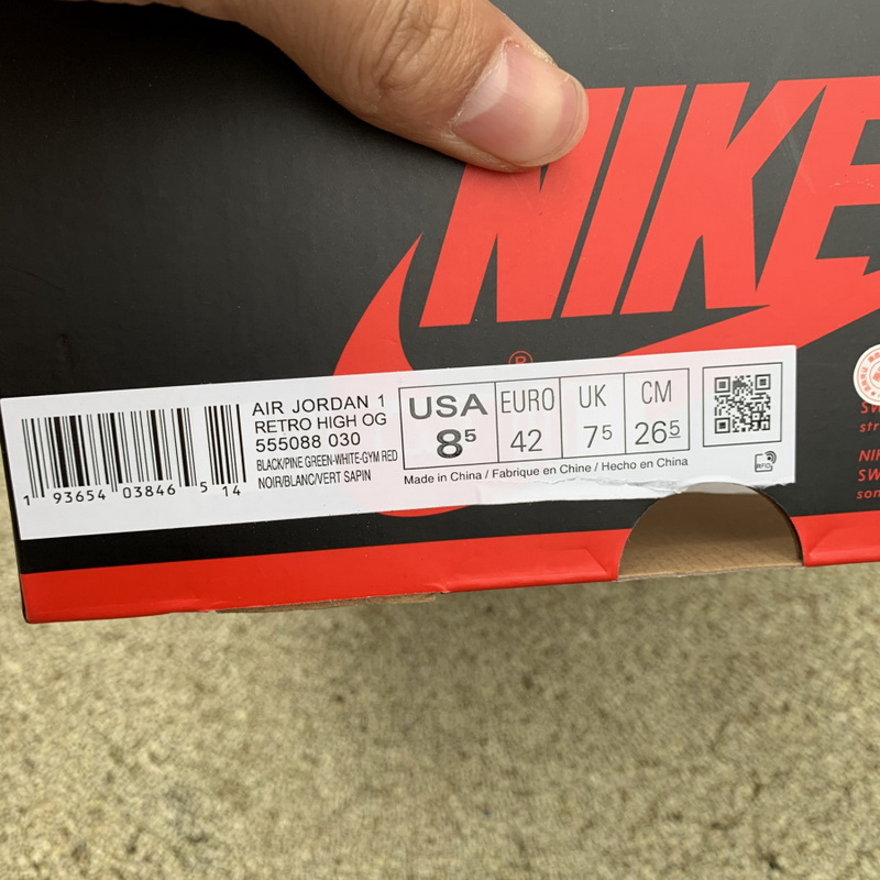 Air Jordan 1 Retro High OG “Pine Green”