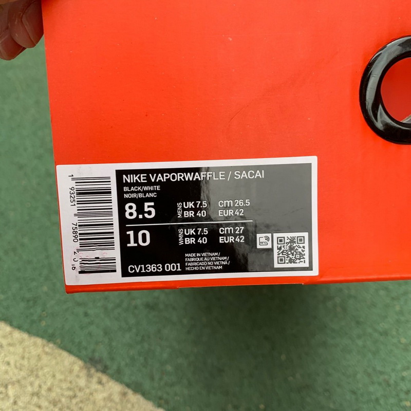 Sacai x Nike Pegasus VaporFly SP Black