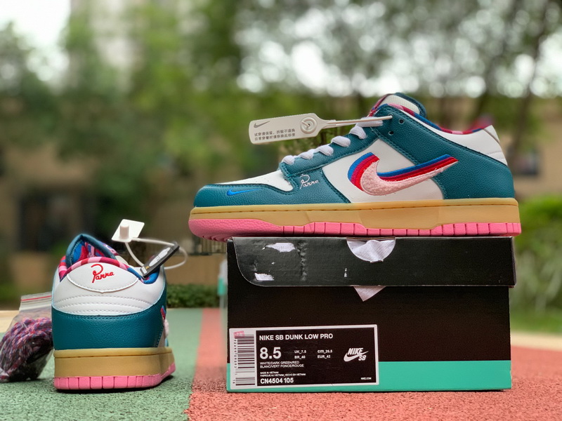 Nike SB dunk low Pro x Parra Dark Green