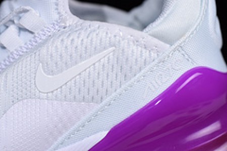 Nike womens Air Max 270 whitepurple