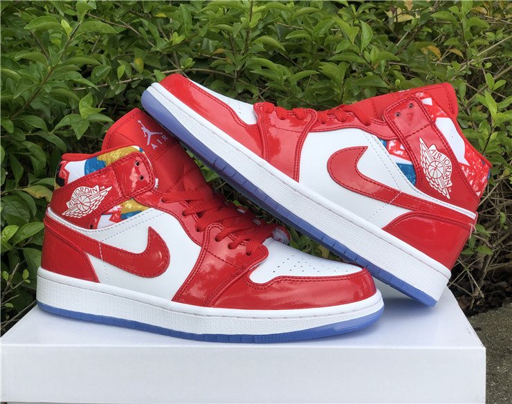 Air Jordan 1 Mid ''White Red''
