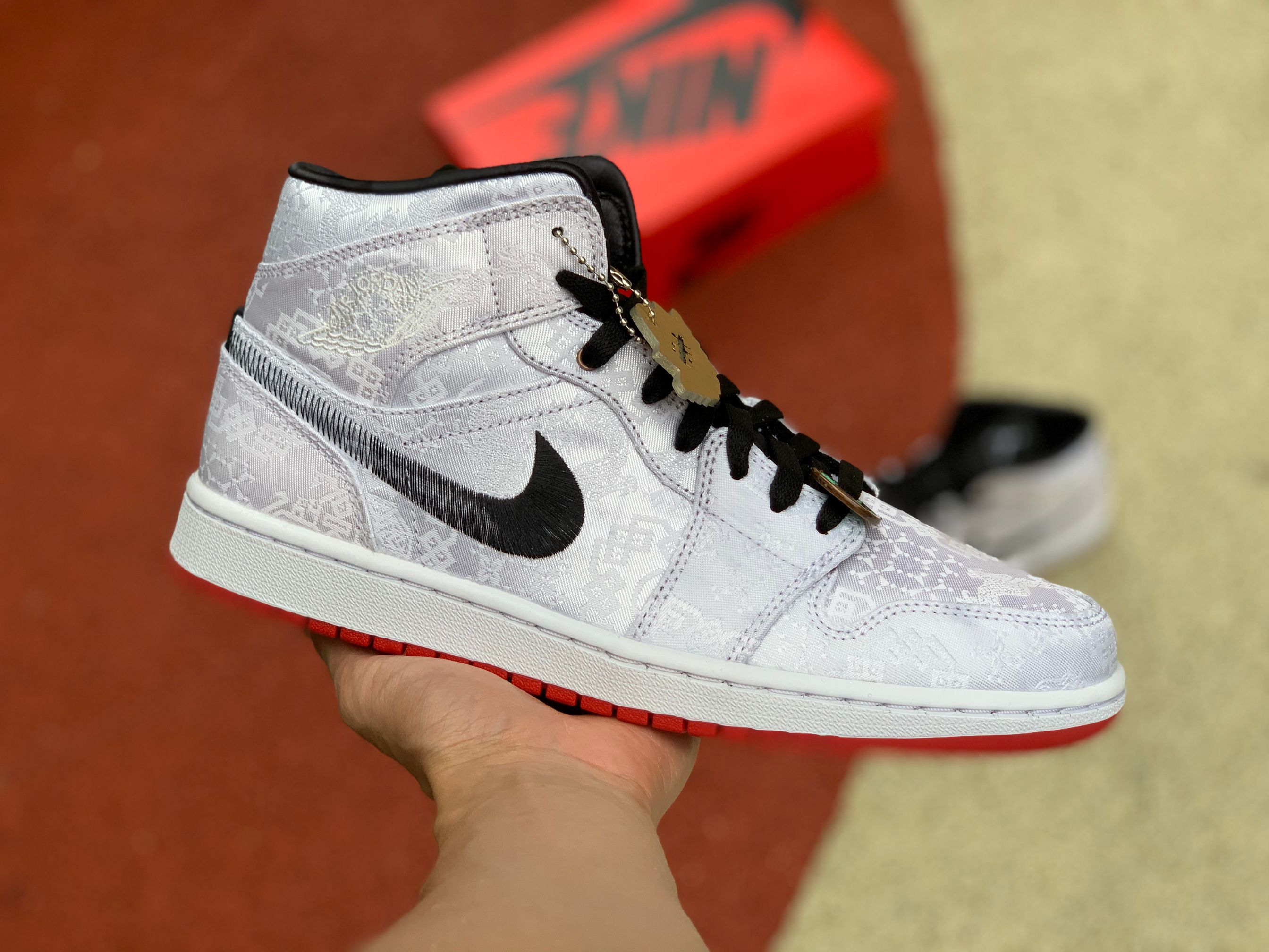 Jordan 1 Mid Fearless Edison Chen CLOT