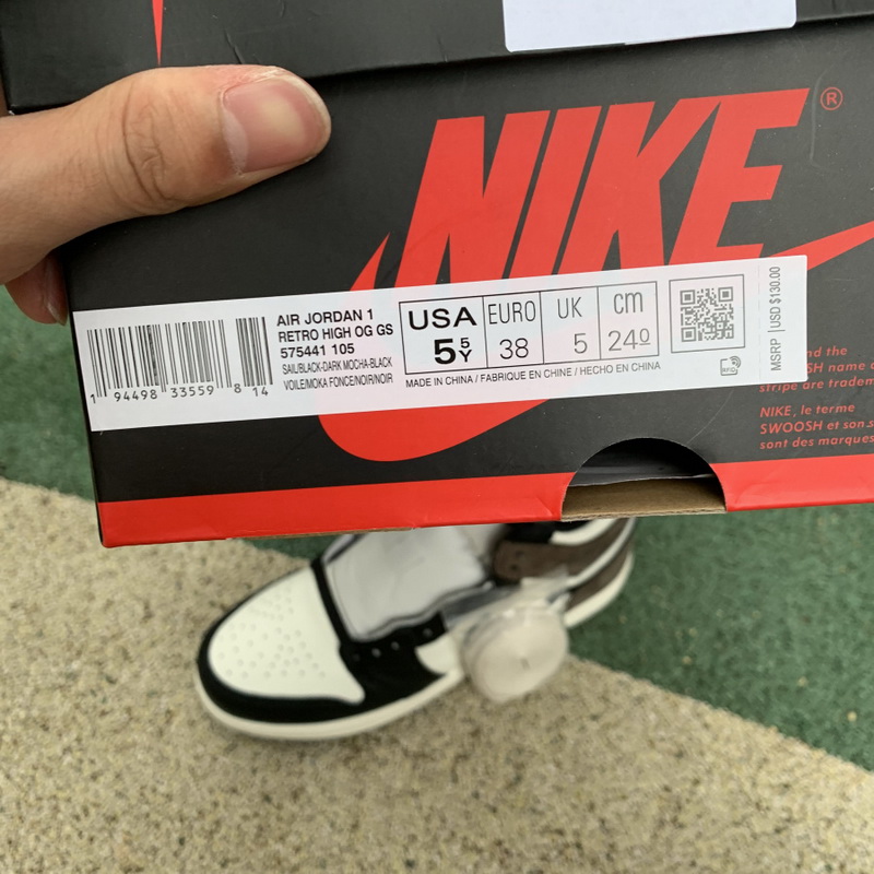 Air Jordan 1 High OG “Dark Mocha” GS