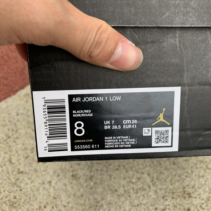 Air Jordan 1 Low Gym Red